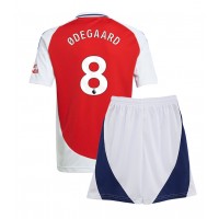 Echipament fotbal Arsenal Martin Odegaard #8 Tricou Acasa 2024-25 pentru copii maneca scurta (+ Pantaloni scurti)